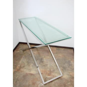 Konsola modernistyczna z krzyżową konstrukcją